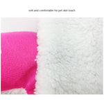 Strawberry Shaped Foldable Short Plush Pet House Nest, Size: M, Pink, Size M, Blue, Size M, Purple, Size M, Red, Size M