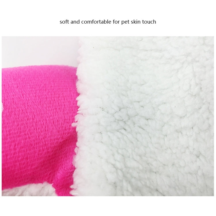 Strawberry Shaped Foldable Short Plush Pet House Nest, Size: M, Pink, Size M, Blue, Size M, Purple, Size M, Red, Size M