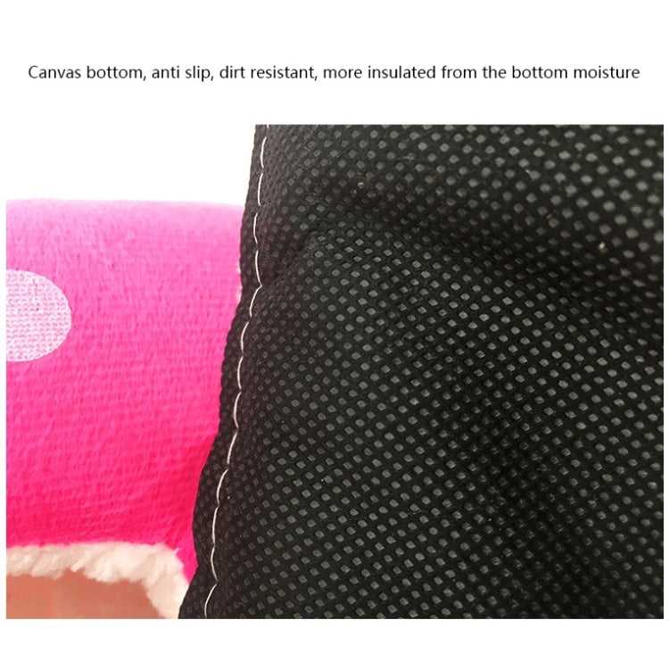 Strawberry Shaped Foldable Short Plush Pet House Nest, Size: M, Pink, Size M, Blue, Size M, Purple, Size M, Red, Size M