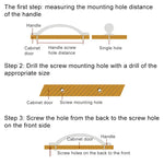 4041-64 Simple Archaistic Zinc Alloy Handle for Cabinet Wardrobe Drawer Door, Hole Spacing: 64mm, 4041-64