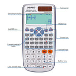 OSALO OS-991ES PLUS 10+2 Digits Multi-functional Student Function Scientific Calculator Solar Energy Dual Power Calculator, OS-991ES