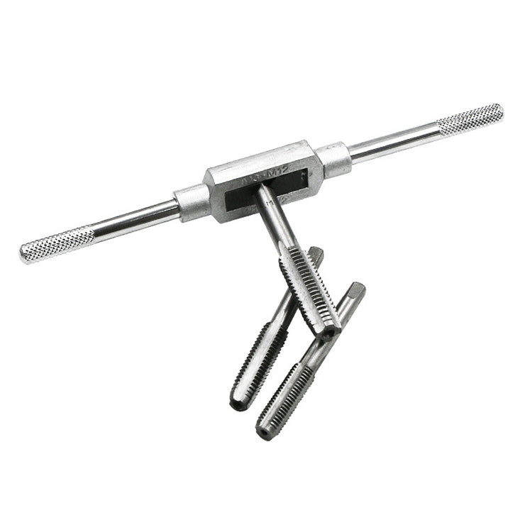 20 PCS Multi-specification Tap and Die Combination Set Hand Metric Wire Tapping Wrench Winch, 20 PCS