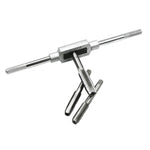 12 PCS Multi-specification Tap and Die Combination Set Hand Metric Wire Tapping Wrench Winch, 12 PCS