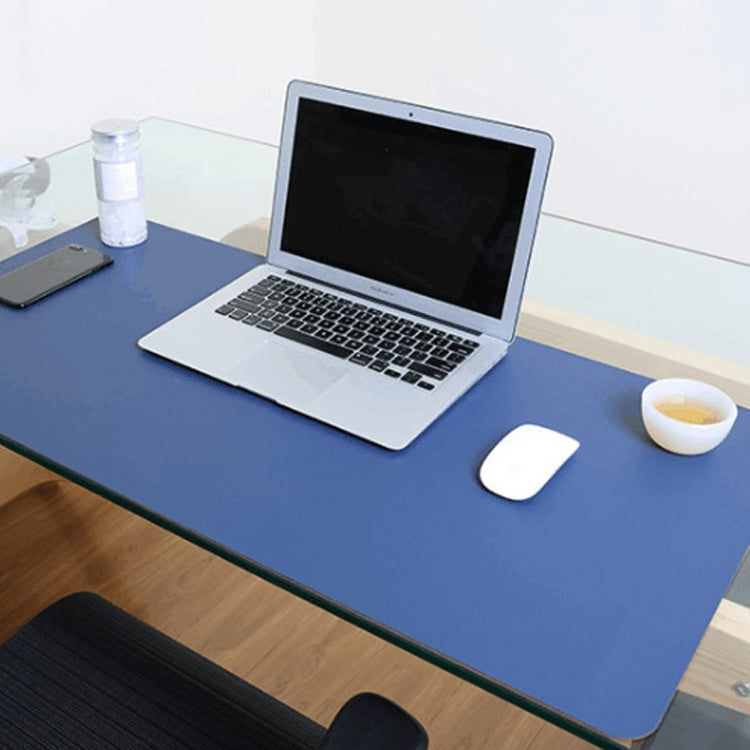 Multifunction Business Double Sided PU Leather Mouse Pad Keyboard Pad Table Mat Computer Desk Mat, Size: 120 x 60cm, Size: 120 x 60cm(Silver Grey), Size: 120 x 60cm(Black Red), Size: 120 x 60cm, Size: 120 x 60cm(Green + Silver)                         ...
