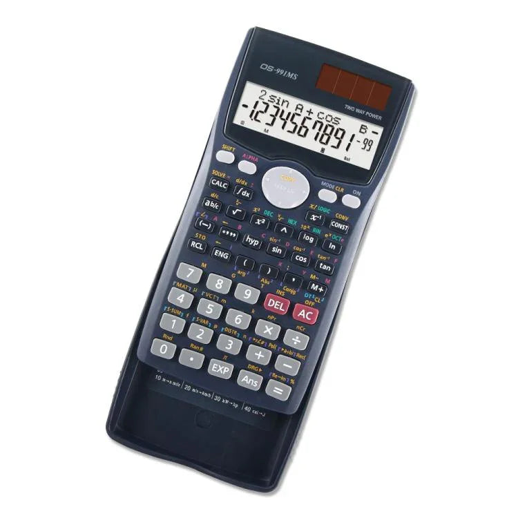 OSALO OS-991MS 10+2 Digits Double Line Display Multi-functional Student Function Scientific Calculator Solar Energy Dual Power Calculator, OS-991MS