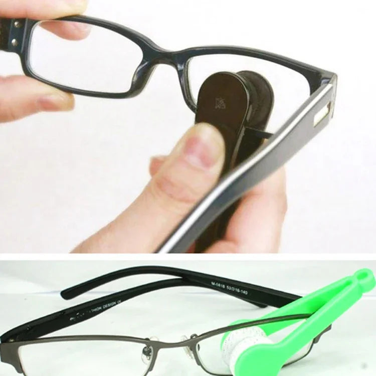 10 PCS Multifunction Portable Glasses Wipe Glasses Clean Wipe Microfiber Cleaning Cloth, Random Color Delivery, Glasses Clean Wipe