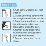 Pet Antiseptic Products Silicone Wash Feet Cleaning Cup Size: S