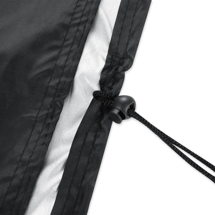 Anti-UV Waterproof Dust-proof 210D Oxford Cloth Folding Table Chairs Protective Cover Outdoor Furniture Set Cover, Size: 126*126*74cm(Black), Size: 126*126*74cm