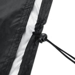 Anti-UV Waterproof Dust-proof 210D Oxford Cloth Folding Table Chairs Protective Cover Outdoor Furniture Set Cover, Size: 213*132*74cm(Black), Size: 213*132*74cm