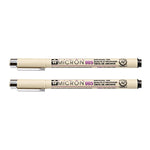 2 PCS Archival Pigment Ink Drawing Fineliner Pens Nib Manga Micron Pen, 0.5mm, 0.25mm, 0.3mm, 0.35mm, 0.45mm
