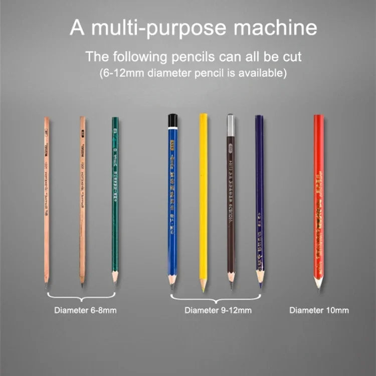 Office School Stationery Battery Operated Dual Slots Electric Colored Pencil Sharpener, Random Color Delivery, Dual Slots Electric Sharpener