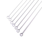 Metal dog collar chain, durable silver snake chains for pet collars, designed for safety and style.