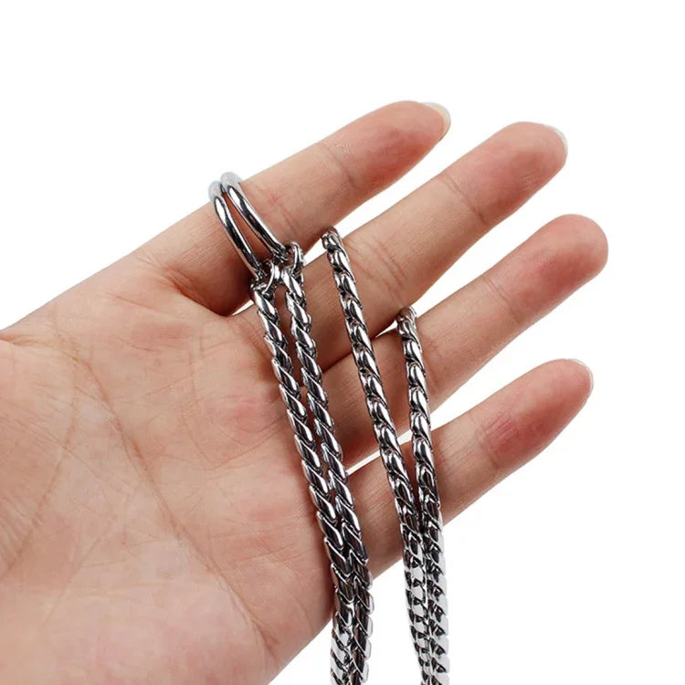 70cm Pet P Chain Pet Collars Pet Neck Strap Dog Neckband Snake Chain Dog Chain Dog Collar, 70cm
