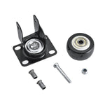 2 PCS 2 inch Furniture Cabinet Coffee Table Silent Universal Wheel, 2 inch Universal Wheel