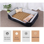 Dog Bone Pattern Big Soft Warm Kennel Pet Dog Cat Mat Blanket, Size: M, 70×50×15cm, Size: M