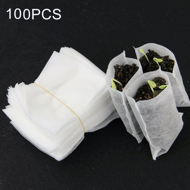 100pcs/Pack Nursery Pots Seedling-Raising Bags Environmental Non-woven Nursery Bags, 1000 PCS Nursery Bags