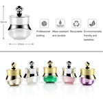 Acrylic Travel Containers with Hard Sealed Lids Suitable for Face Hand Body Cream, 5ml