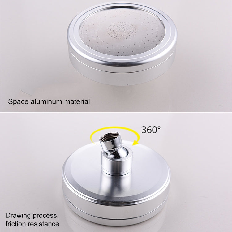 Removable and Washable 304 Stainless Steel Round Pressurized Top Spray Shower Head, Size: 80mm, Pattern G