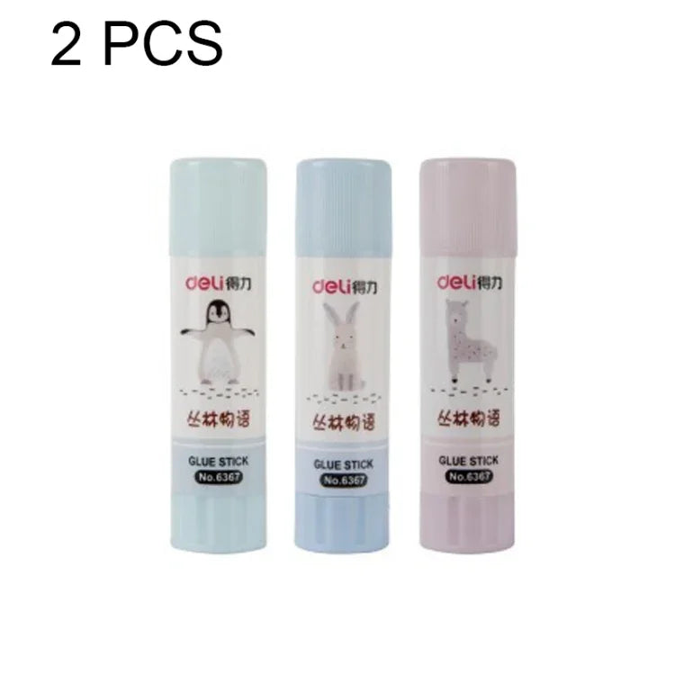 2 PCS School Supplies Solid Glue High Viscosity Glue Stick PVP Solid Glue, Random Color Delivery, 6367