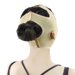Lycra Flesh Color Breathable Skin Care And Lift Reduce Double Chin Mask Face Belt, Size: M, Size: M