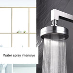 Removable and Washable 304 Stainless Steel Round Pressurized Handheld Shower Head, Size: 80mm, Pattern F
