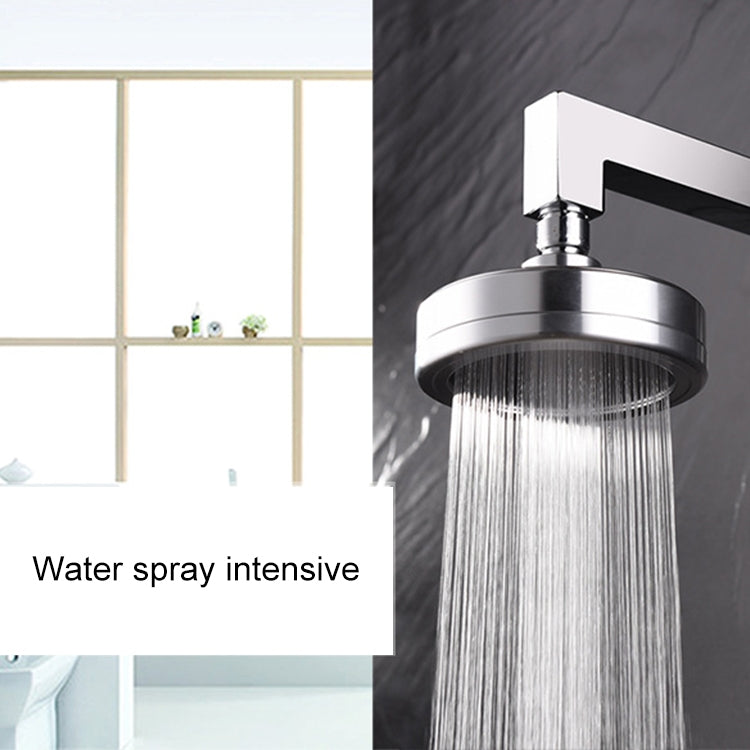 Removable and Washable 304 Stainless Steel Round Pressurized Handheld Shower Head, Size: 80mm, Pattern F