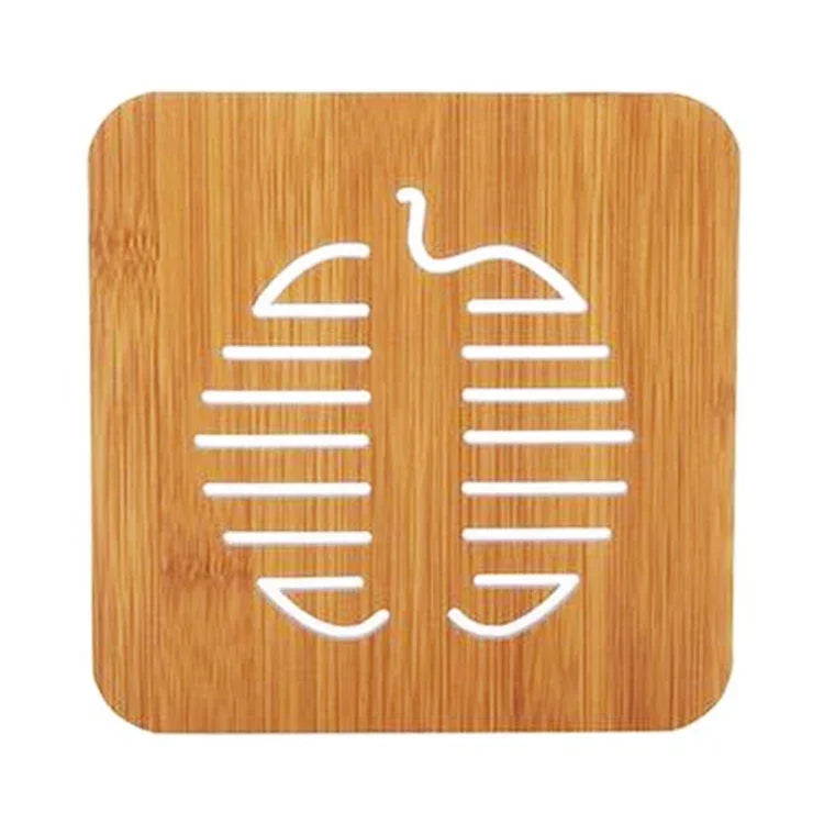 5pcs Cute Cartoon Kitchen Table Protect Wood Cup Pad Heat Insulation Coaster Mat, Random Style Delivery, Table Mats 2