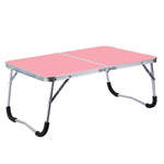 Rubber Mat Adjustable Portable Laptop Table Folding Stand Computer Reading Desk Bed Tray, Rubber Mat (Marble), Rubber Mat