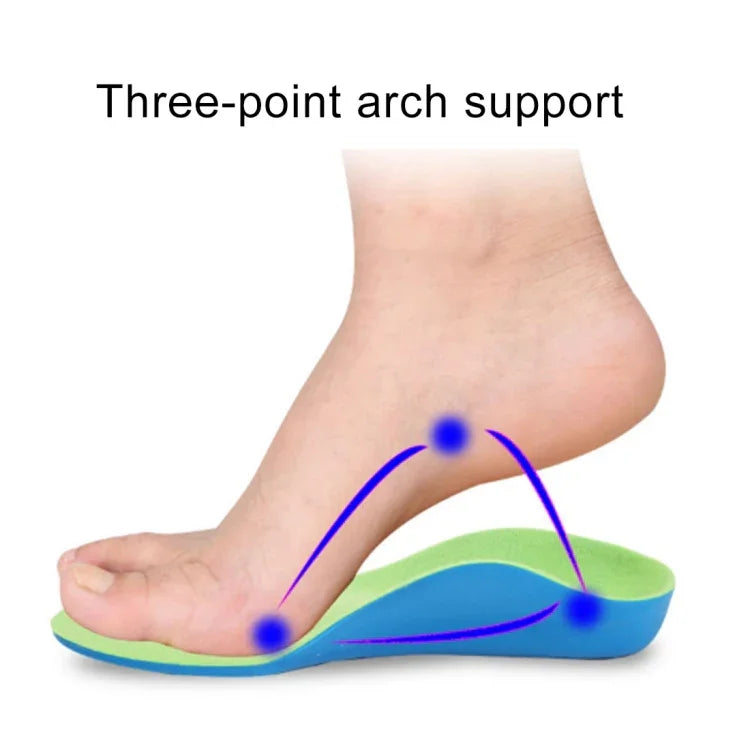 Children PU XO Leg Corrective Insole, Size: 19cm, Size: 19cm