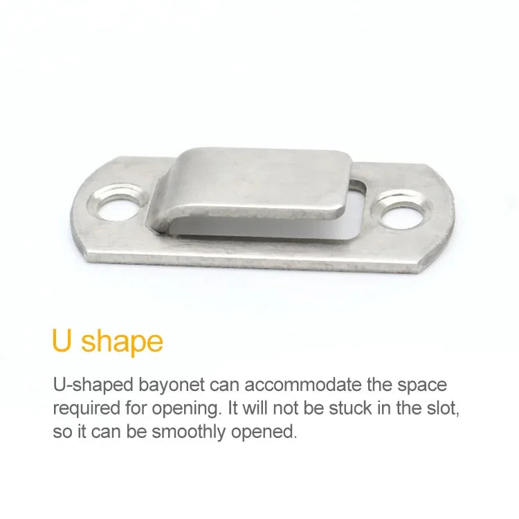 2 PCS Security Door Stainless Steel 90 Degree Right Angle Door Buckle Corner Insert, Door Buckle Corner Insert