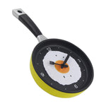 Fried Egg Pan Shape Creative Living Room Decorative Wall Clock