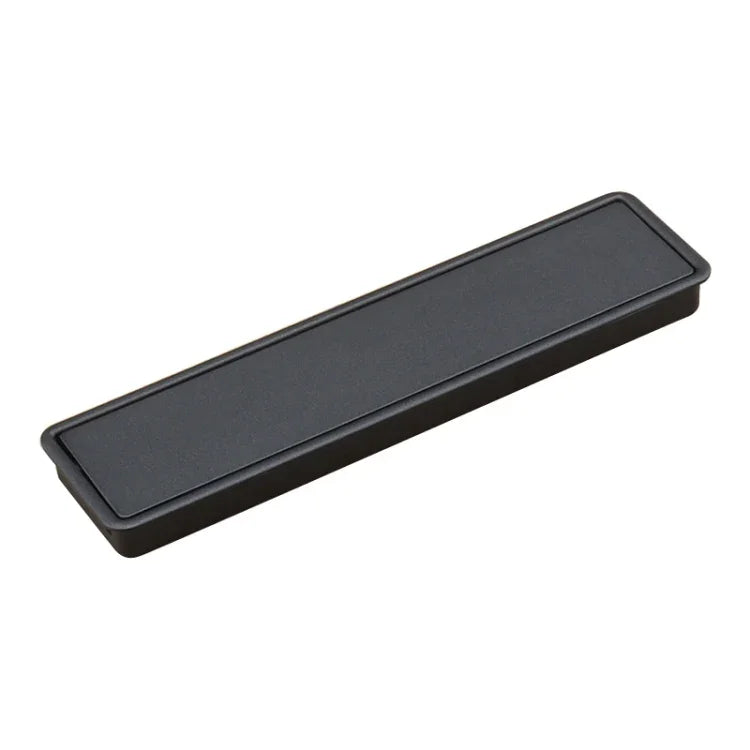 Simple Wardrobe Slotted Scrub Handle Concealed Recessed Drawer Invisible Handle, Hole Distance：160mm, 160mm