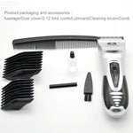 Battery Power Supplied Electric Hair Shaver For Children Man Haircut Machine(Silver)