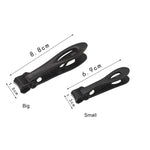 Nail Art Tool Nail Clipper Stainless Steel Nail Nipper, Size: S, 6.9 x 1.3cm, Size: 6.9 x 1.3cm (Black)