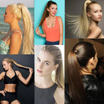 2M33# Invisible Seamless Bandage-style  Wig Long Straight Hair Wig Ponytail, 2M33#