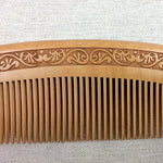 Anti-static Massage Wooden Comb + Gift Box, Gift Box Colors Are Random, 3
