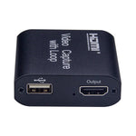 USB 2.0 to HDMI 4K HD Video Capture with Loop
