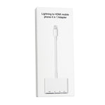 NK-103C 4 In 1 8 Pin to HDMI Multi-function Mobile Phone Converter Adapter, NK-103C