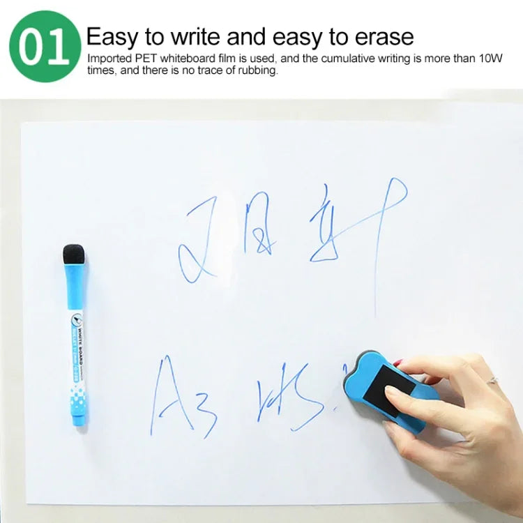 A3 PET Magnetic Soft Whiteboard Message Board Refrigerator Magnet, Size: 29.7cm x 42cm, A3