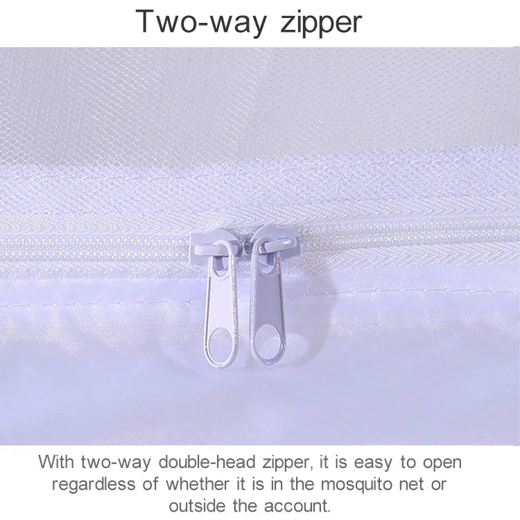 Student Dormitory Square Ceiling Zipper Mosquito Net Encryption Zipper Three Door Defence Mosquito for Upper Berth, Upper Berth(Grey), Upper Berth(Blue), Upper Berth(White)