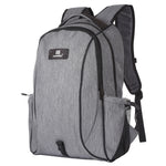 HAWEEL 14W Foldable Removable Solar Power Outdoor Portable Canvas Dual Shoulders Laptop Backpack, USB Output: 5V 2.1A Max