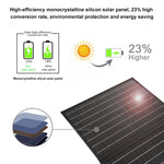 HAWEEL 50W Foldable Solar Panel Charger Travel Folding Bag, 50W