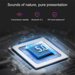 DT-4 IPX Waterproof Bluetooth 5.0 Wireless Bluetooth Earphone with 350mAh Magnetic Charging Box, Support for Calling, DT-4
