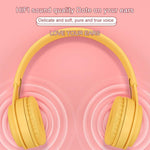 Y08 Hifi Sound Quality Macaron Bluetooth Headset, Supports Calling & TF Card & 3.5mm AUX