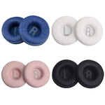 2 PCS For JBL Tune 600BTNC / T500BT / T450BT Earphone Cushion Cover Earmuffs Replacement Earpads with Mesh, Frog Blue, Frog White, Frog Black, Frog Pink