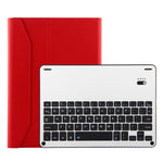 FT-1038B Detachable Bluetooth 3.0 Aluminum Alloy Keyboard + Lambskin Texture Leather Tablet Case for iPad Air / Air 2 / iPad Pro 9.7 inch, with Water Repellent / Three-gear Angle Adjustment / Magnetic / Sleep Function, FT-1038B