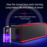 SC211 Portable Subwoofer Wireless Bluetooth Speaker Bluetooth 5.0, Support TF Card & U Disk & 3.5mm AUX