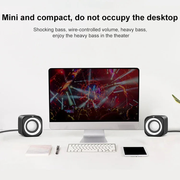 A1 Standard Version USB Wire-controlled Mini High Volume Wired Speaker, Cable Length: 1.1m, Standard Version