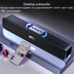 YINDIAO A36 Bluetooth 5.0 Smart Subwoofer Computer Wireless Bluetooth Speaker, Bluetooth Upgrade Version, Bluetooth Upgrade Version(Black)