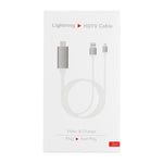 8 Pin Male to HDMI & USB Male Adapter Cable, Length: 2m, 8 Pin Male